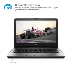 HP 14-an013nr 14-Inch Notebook (AMD E2, 4GB RAM, 32 GB Hard Drive)