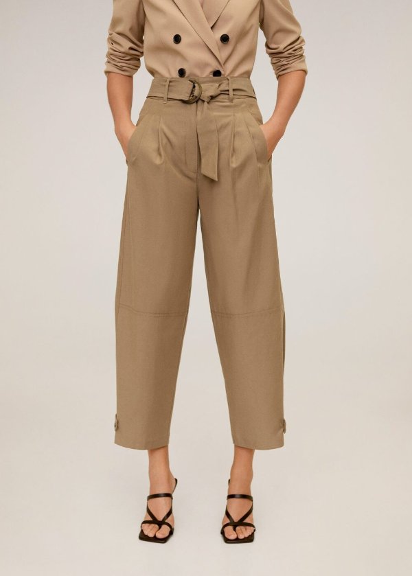 Cotton baggy pants - Women | OUTLET USA
