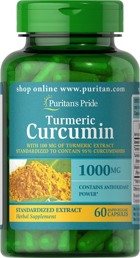Turmeric Curcumin 1000 mg with Bioperine 5 mg 60 Capsules | Top Sellers | Puritan's Pride