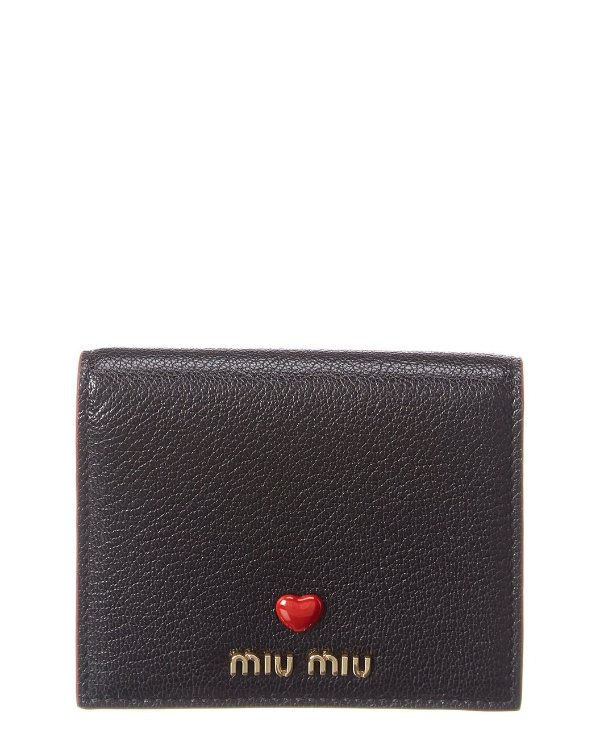 Madras Love Small Leather Card Case