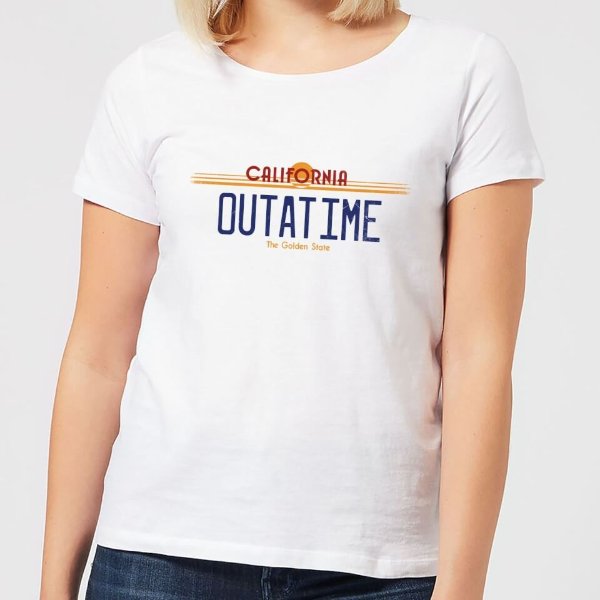 Outatime Plate Women's T-Shirt - White