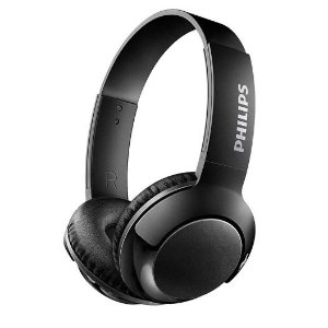 Philips SHB3075BK BASS+ Wireless Bluetooth On-The-Ear Headphones