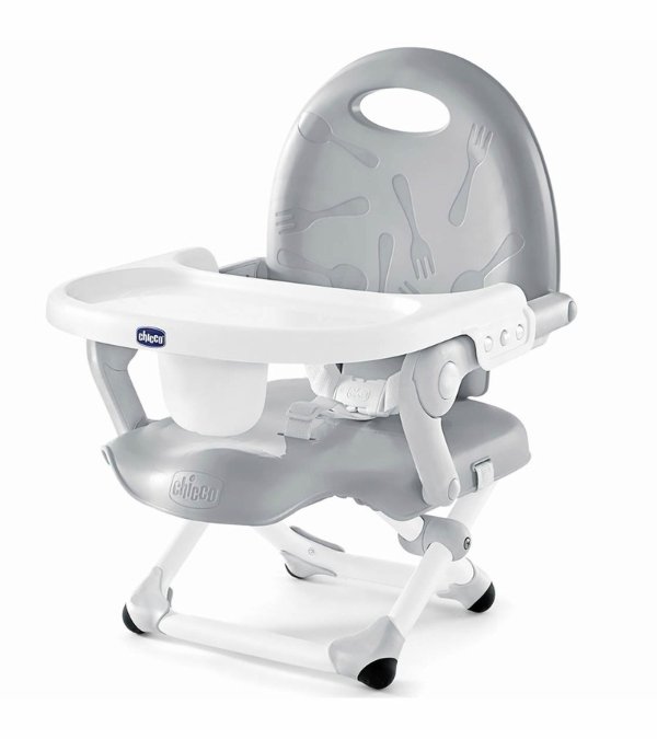 Pocket Snack Portable Booster Chair - Grey