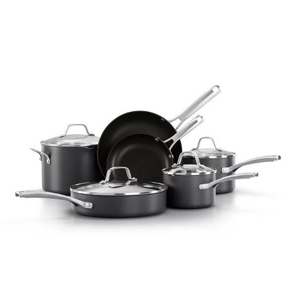 Classic 10-pc. Hard-Anodized Nonstick Cookware Set