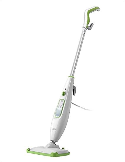 Steam Mop - 23ft Power Cord and 380ml Water Tank, 3 Steam Levels, Steam Mop with 2 Steam Mop Pads, Lightweight Steam Cleaner for Hardwood Floor, Marble, Laminate, Tile
