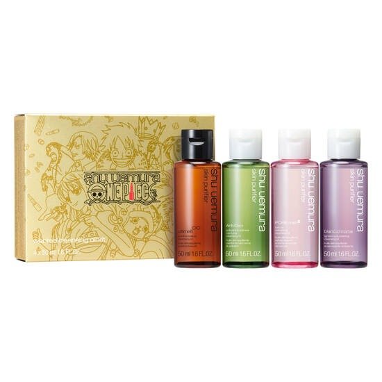 cleansing oil coffret in ONE PIECE-inspired gift box– makeup remover kit – shu uemura