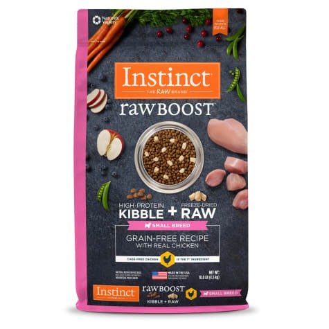 Raw Boost系列 鸡肉味无谷冻干小型犬狗粮 10磅