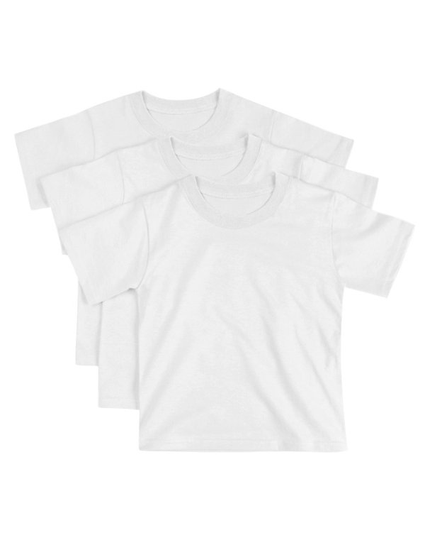 Toddler Essential-T Short Sleeve T-Shirt 3-Pack