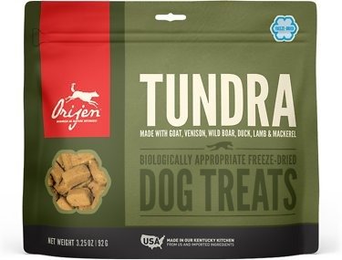 ORIJEN Tundra Grain-Free Freeze-Dried Dog Treats, 3.25-oz bag - Chewy.com