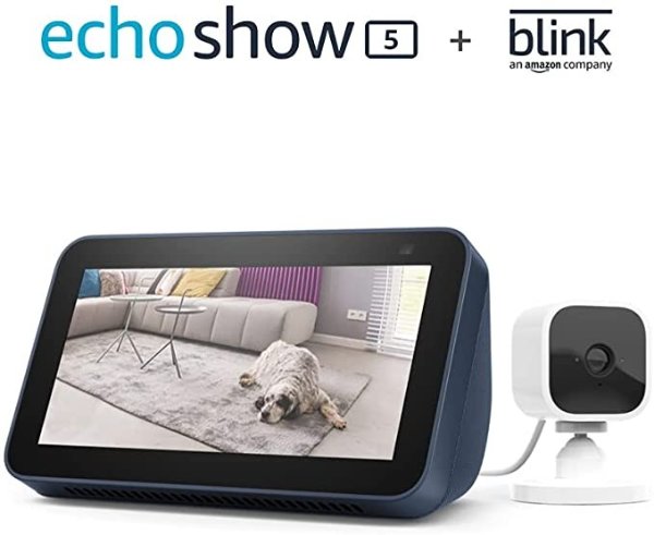 Echo Show 5 2代 + Blink Mini