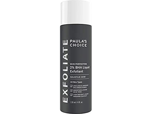Paula's Choice--SKIN PERFECTING 2% BHA Liquid Salicylic Acid Exfoliant--Facial Exfoliant for Blackheads, Enlarged Pores, Wrinkles & Fine Lines, 4 oz Bottle