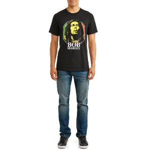 白菜价：Walmart 男士Bob Marley印花T恤热卖