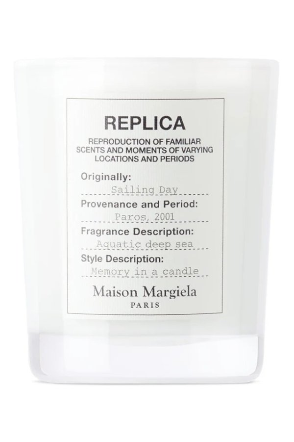 Replica Sailing Day Candle, 5.82 oz