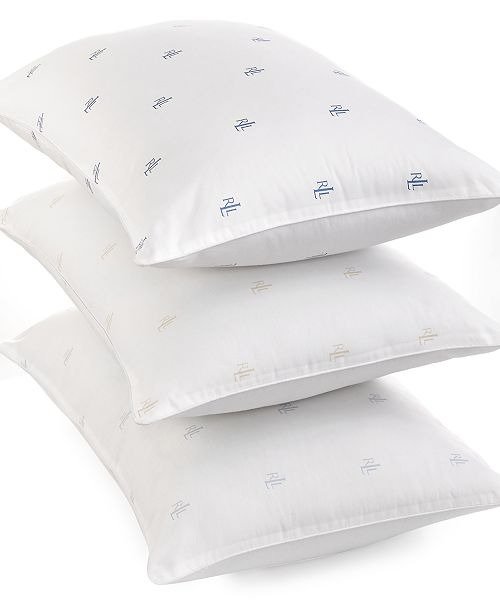 Logo Medium Density Standard/Queen Pillow, Down Alternative