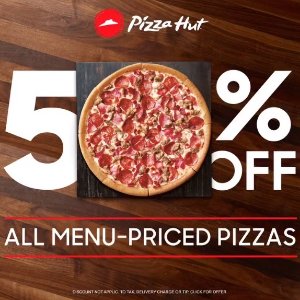 Pizza Hut Big Savings on Menu-Priced Pizza
