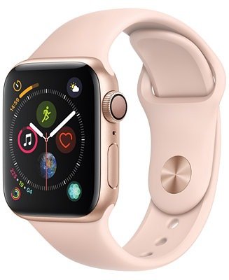 Watch Series 4 GPS, 40mm Gold Aluminum Case with Pink Sand Sport Band & Reviews - Watches - Jewelry & Watches - Macy's