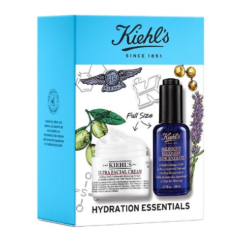 Kiehl s夜间修复保湿两件套装