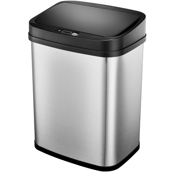 Insignia™ 3 Gal. Automatic Trash Can Stainless steel