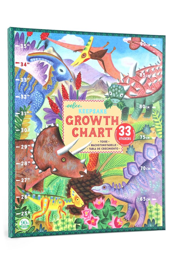 Grow Like a Dinosaur Growth Chart