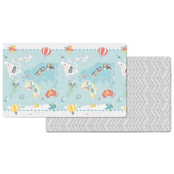 Doubleplay Reversible Playmat - Little Travelers