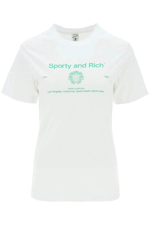 Sporty rich 'crest'' t-shirt