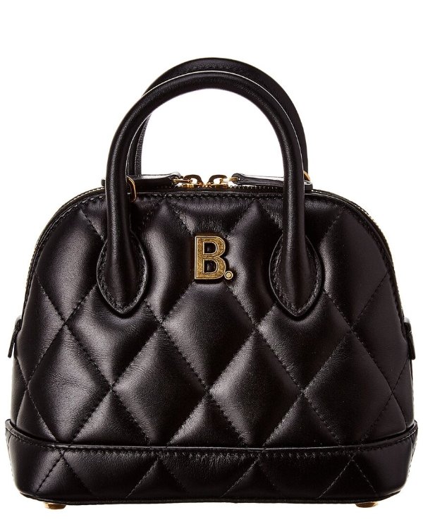Ville XXS Quilted Leather Top Handle Tote