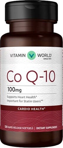 Co Q-10 100 mg. 120 softgels | Coenzyme Q10 | Vitamin World