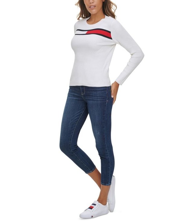Ribbed Flag Sweater