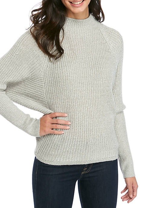 Women's Tall Cuff Dolman Sleeve Sweater