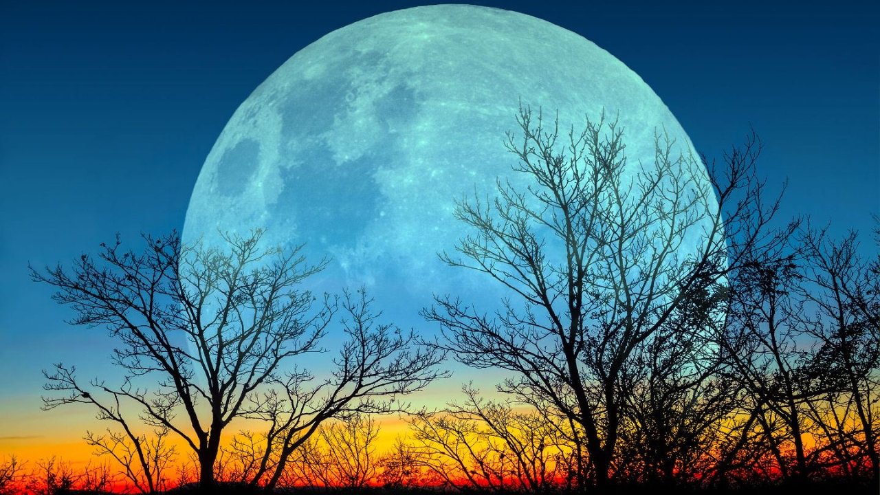 就在今晚！超级蓝月(Super Blue Moon)来了！错过再等14年！速速赏月！