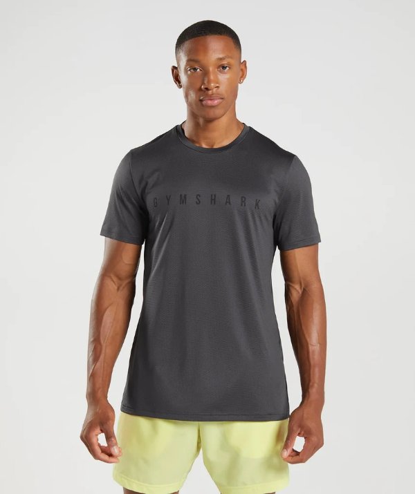 Sport Stripe T-Shirt - Onyx Grey