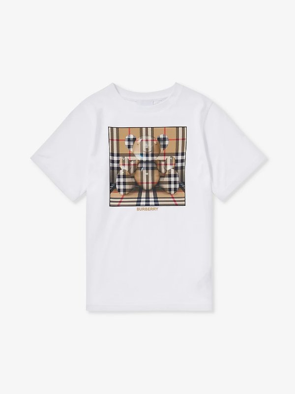 Cedar Bear graphic-print cotton-jersey T-shirt 4-14 years