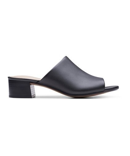 Clarks Black Elisa Rose Leather Mule - Women | Best Price and Reviews | Zulily