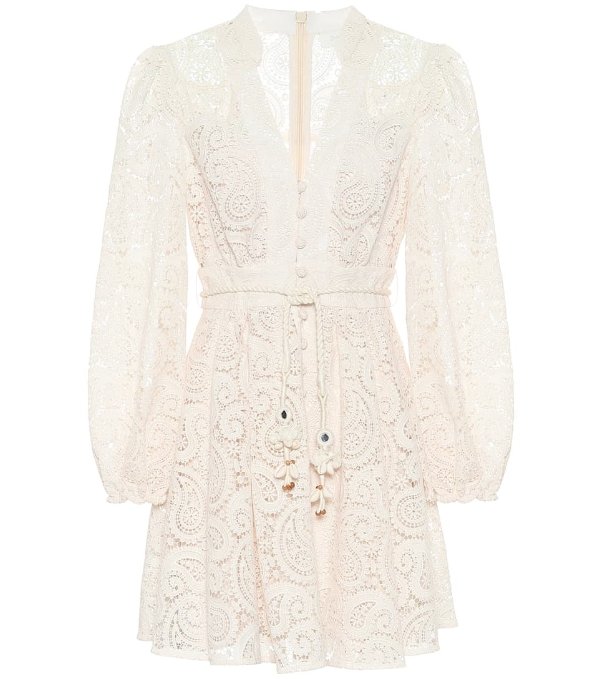 Exclusive to Mytheresa – Broderie-anglaise minidress