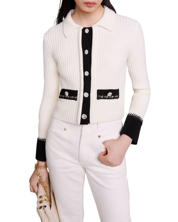 Muscadelle Ribbed Cardigan
