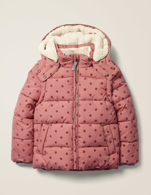 儿童厚实2合1保暖外套，袖子可脱卸