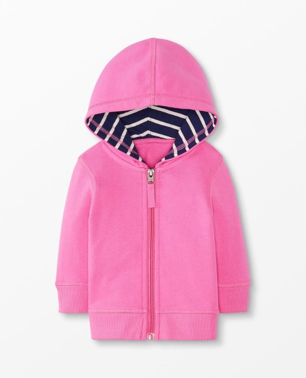 Baby Hoodie In Organic French Terry
