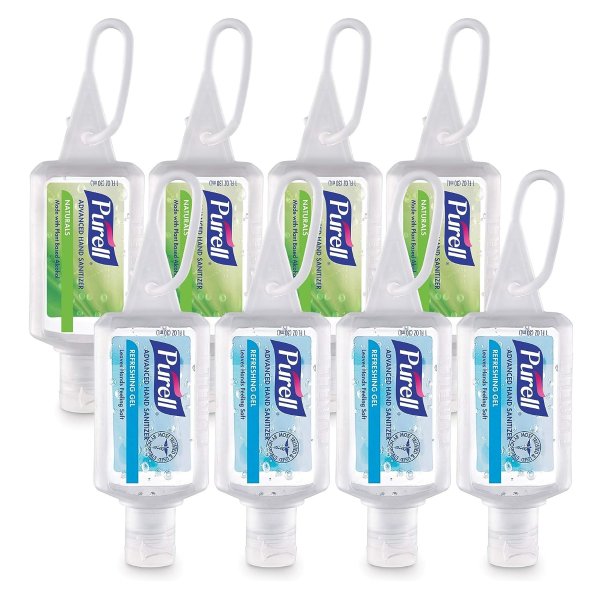 PURELL Advanced Hand Sanitizer Variety Pack 1 fl oz Pack of 8