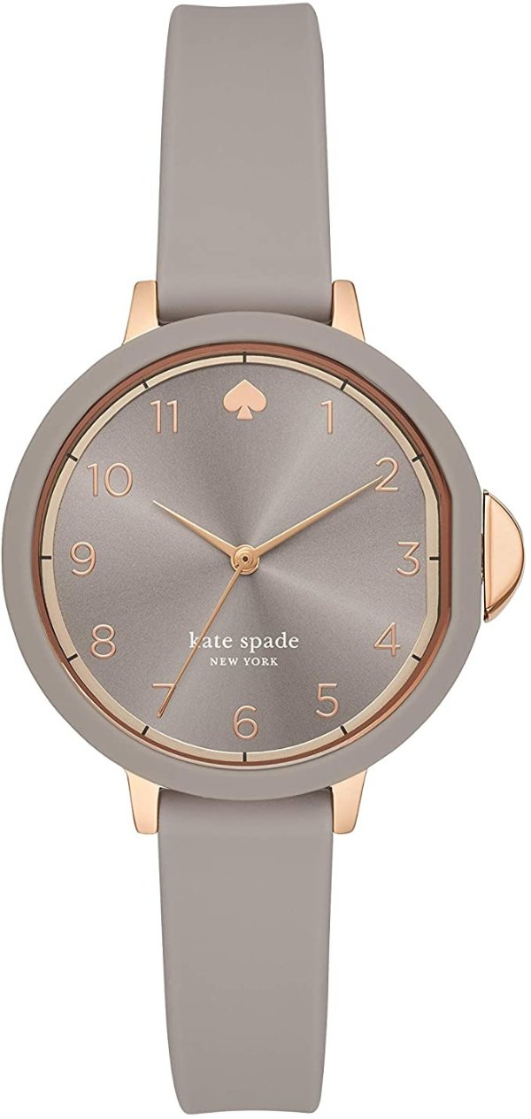 Spade New York Women's Park Row Stainless Steel and Silicone Quartz Watch