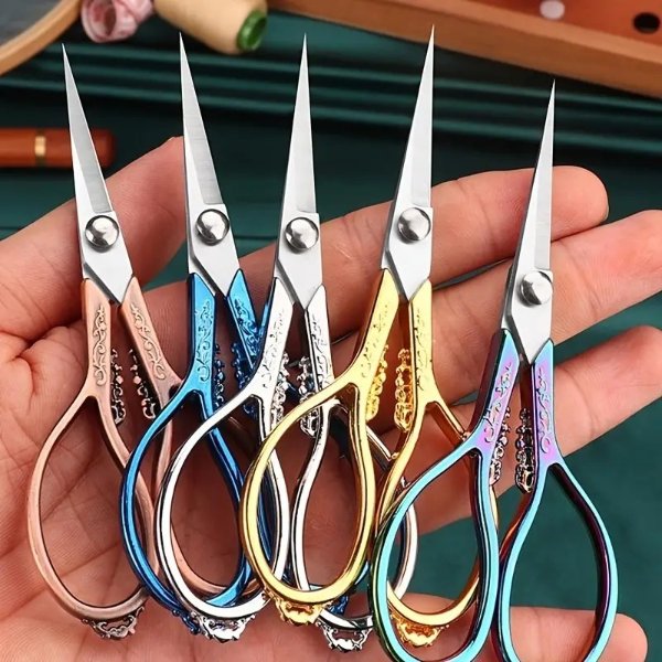 All-Season Vintage Tailor's Scissors- Precision Cutting for Sewing & Embroidery, Aesthetic Easter Gift!