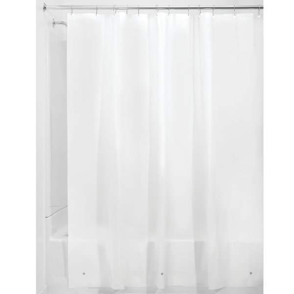PEVA 3 Gauge Shower Curtain Liner, Stall 54" x 78", Frost