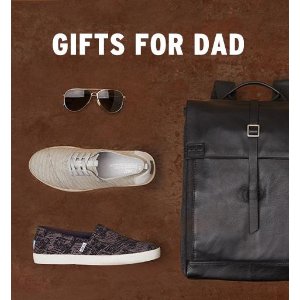 with $60 or More Purchases of Full-priced Men's Products @ TOMS