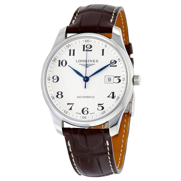 Master Collection Silver Dial Brown Alligator Leather Automatic Men's Watch Master Collection Silver Dial Brown Alligator Leather Automatic Men's Watch