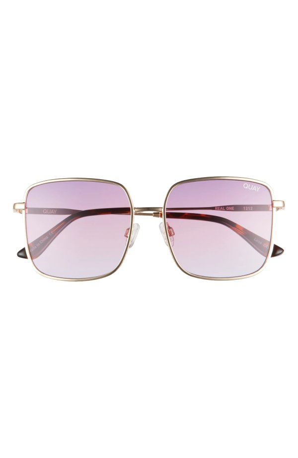 Real One 53mm Gradient Square Sunglasses