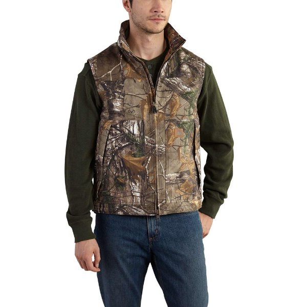Men's Regular Large Realtree Xtra Cotton/Polyester Vest-101686-977 - The Home Depot