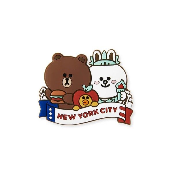 LINE FRIENDS NY City Edition Silicone Magnet