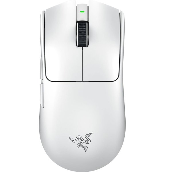 Viper V3 Pro Wireless Esports Gaming Mouse: Symmetrical - 55g Lightweight - 8K Polling - 35K DPI Optical Sensor - Gen3 Optical Switches - 8 Programmable Buttons - 95 Hr Battery - White