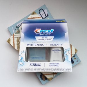 折扣升级：Crest 3D White 美白牙贴28片 + 强化珐琅质牙膏