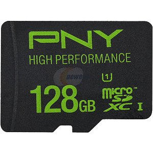 PNY High Performance 128GB microSDXC Flash Card Model P-SDUX128U160G-GE