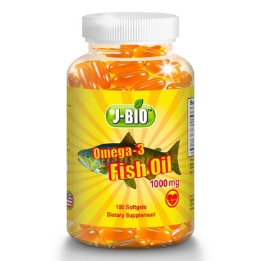 J-Bio™ Omega-3 Fish Oil 100 Softgels